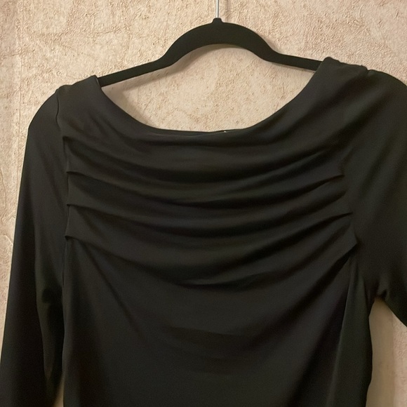 no comment Black Top With Rouging & Cinched Side - Picture 3 of 3